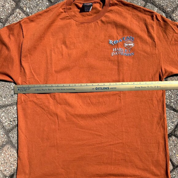 Roatan Honduras Harley - Davidson T Shirt Size 2XL - Picture 9 of 10